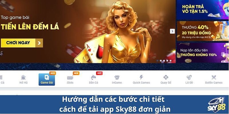 Các bước tải app  sky88 trên hệ điều hành IOS